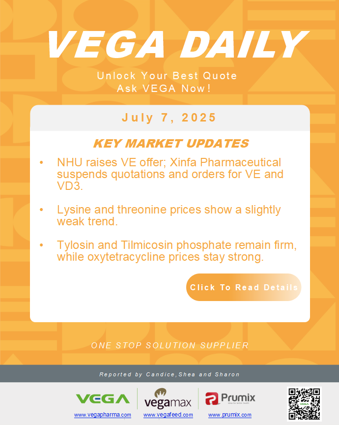 Vega Daily Dated on July 7th 2025 Vitamin Amino Acid APl Food Additives.png